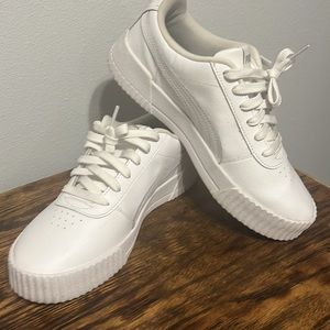 White Leather Puma